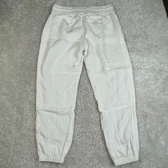 Athleta Cabo Linen Jogger Pant White 12 FLAW - Picture 3 of 12